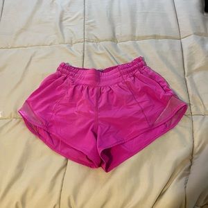 Lululemon shorts hot pink